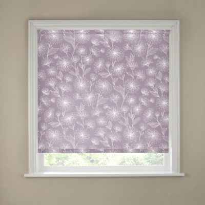 Floral - Blackout - Roller Blind - 6ft - Heather